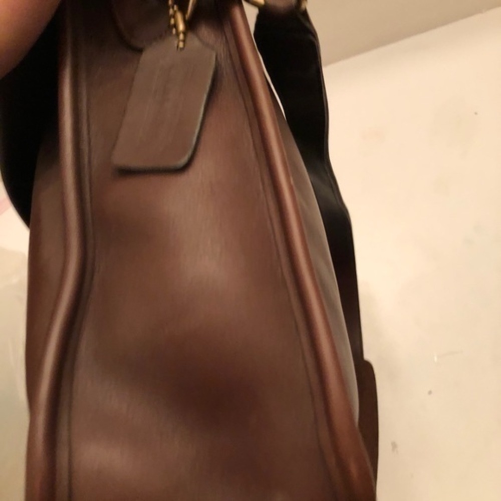 Coach vintage brown leather briefcase laptop bag - Picture 6 of 15